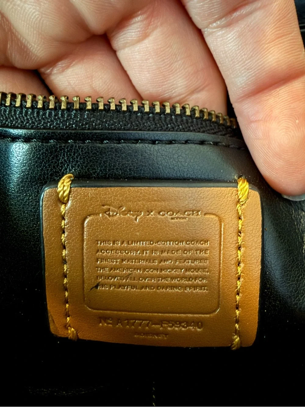 Coach x Disney Mickey Zip Wallet